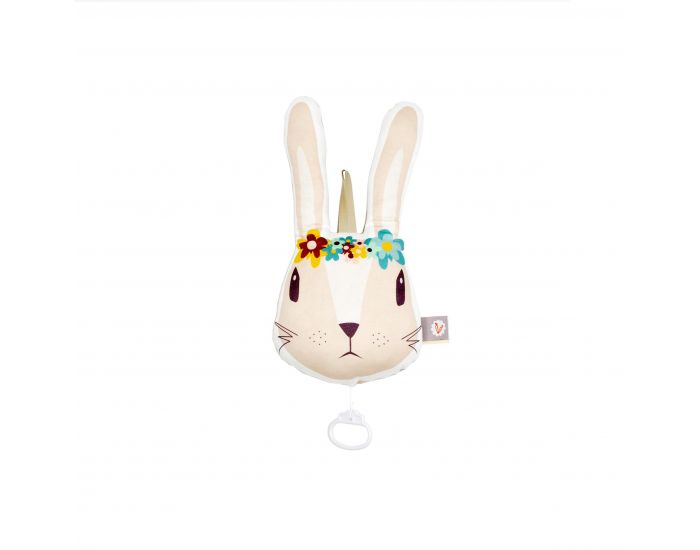 CAROTTE & Cie Coussin musical Lapin Une chanson douce