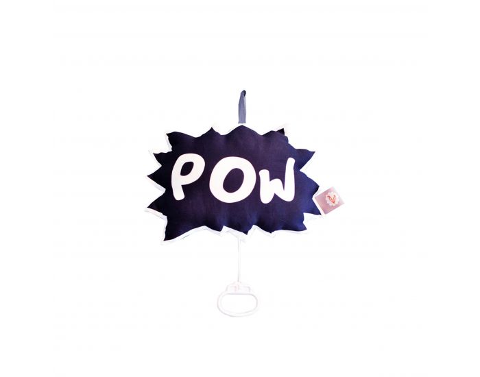 CAROTTE & Cie Coussin musical POW Super hros