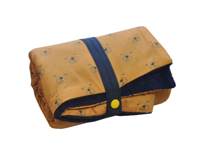CAROTTE & Cie Couverture nomade Chiens caramel