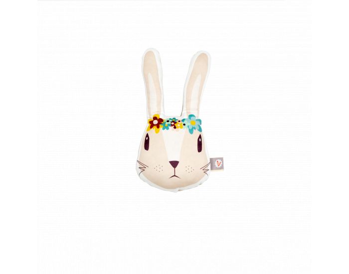 CAROTTE & Cie Coussin illustr Lapin