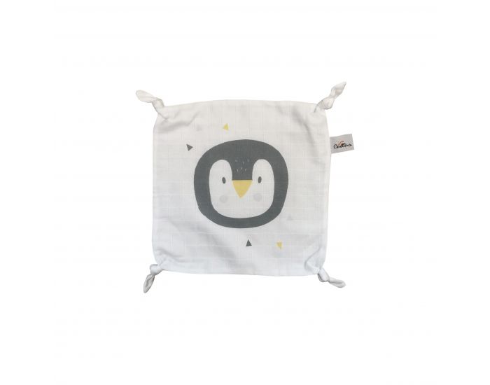 CAROTTE & Cie Doudou plat Pingouin - Ds la naissance