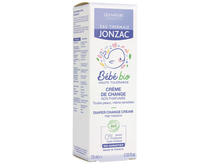 JONZAC Bébé Crème de Change Sans Parfum - 75 ml