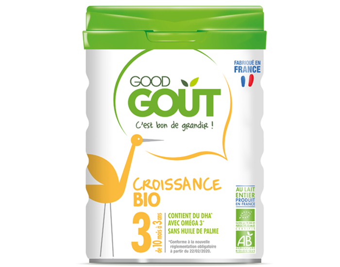 GOOD GOUT Croissance Bio - 10  36 mois - 800g
