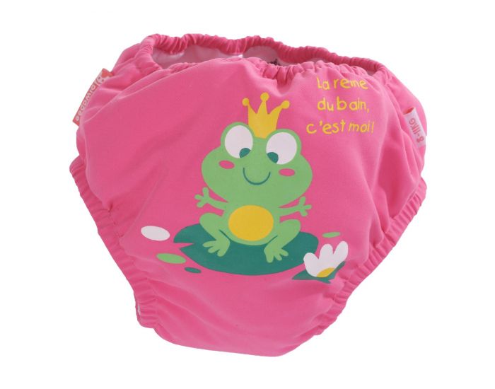 PIWAPEE Maillot avec couche de bain anti-fuite bb nageur - Vahin rose