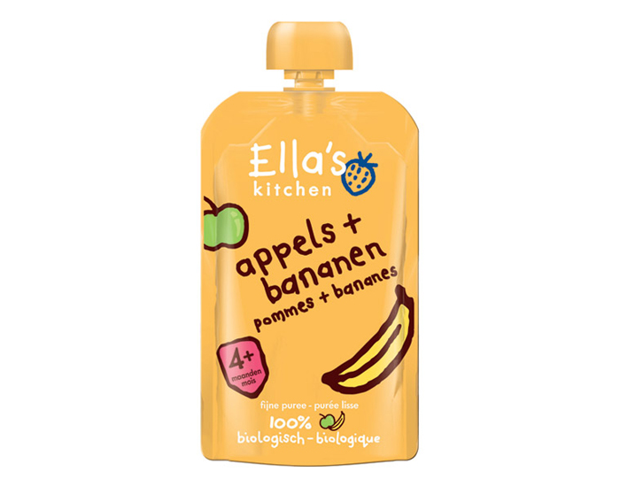 ELLA'S KITCHEN Pure Pomme Banane - Ds 4 mois - 100 g