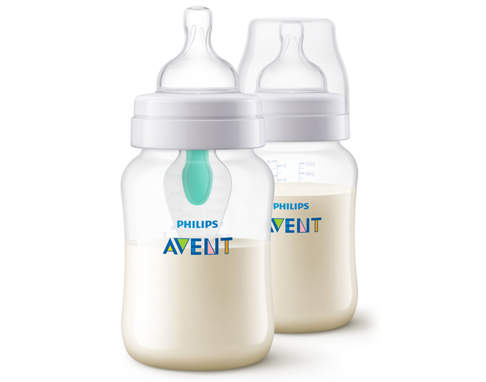 AVENT Biberon Anti-colic avec Valve Airfree - Lot de 2 x 260 ml