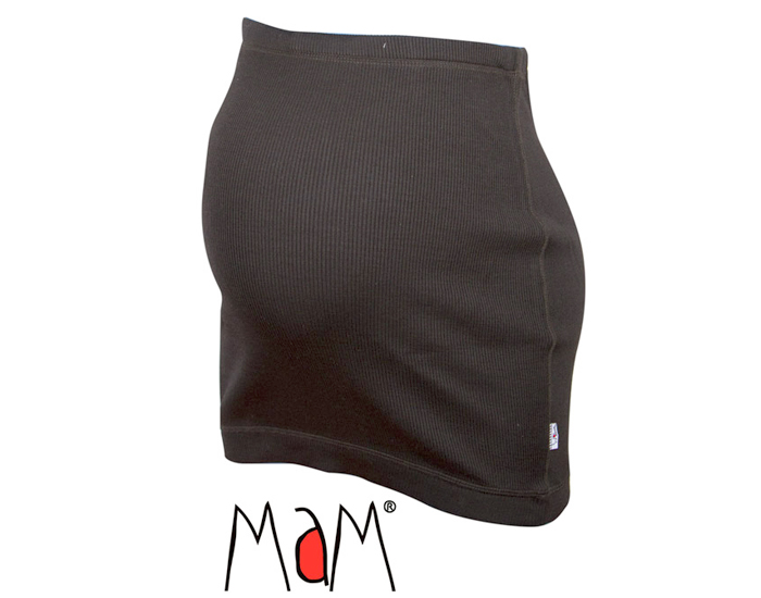 MANYMONTHS Bandeau de Grossesse Multitube Laine Mrinos - Foggy Black