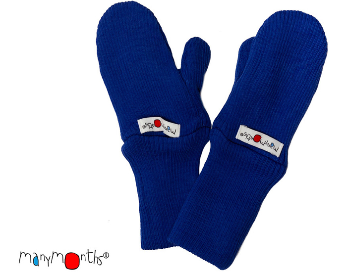 MANYMONTHS Moufles B�b� - Laine M�rinos - Jewel blue
