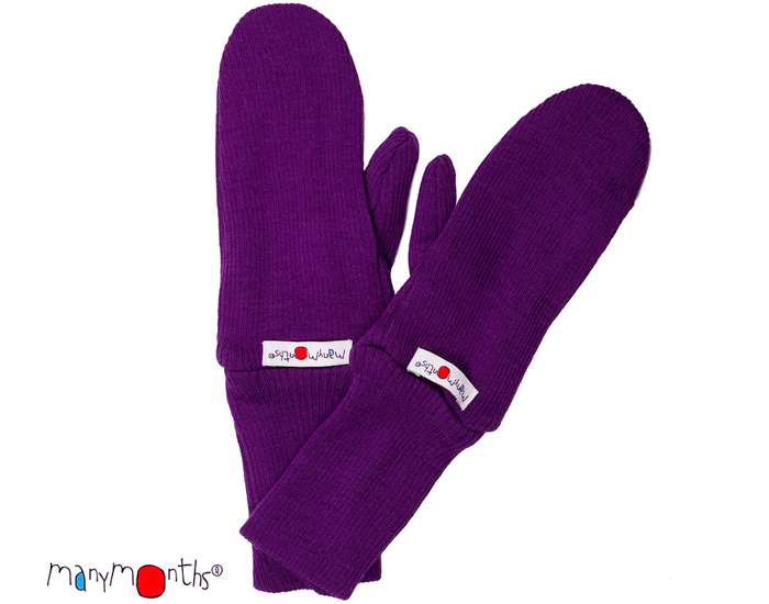 MANYMONTHS Moufles B�b� - Laine M�rinos - Majestic Plum