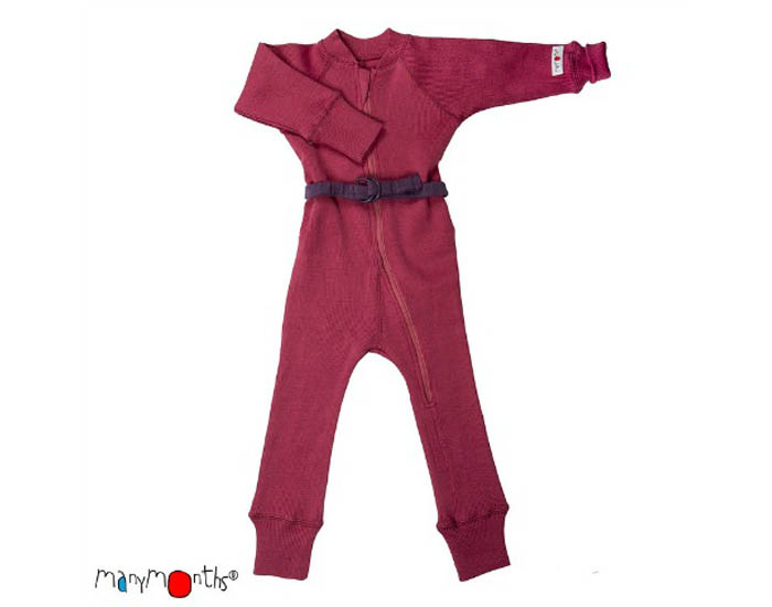 MANYMONTHS Combinaison B�b� - Laine M�rinos - Frosted Berry