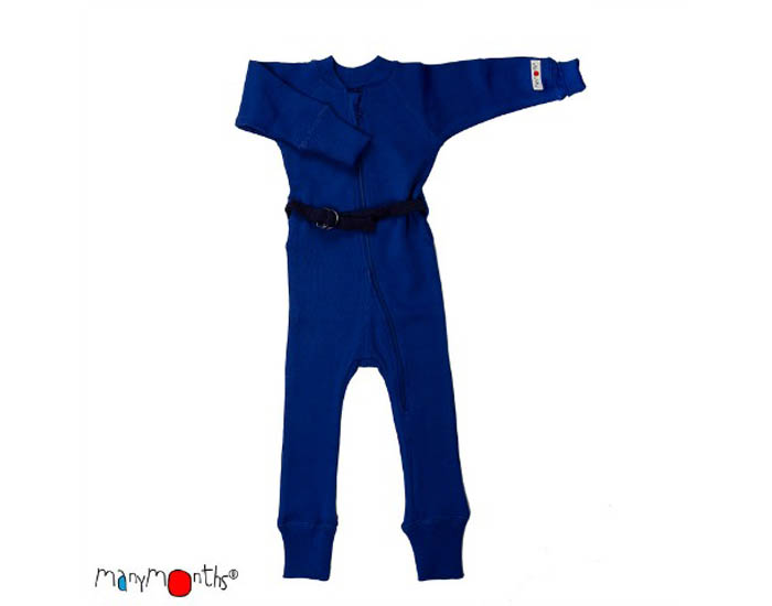 MANYMONTHS Combinaison B�b� - Laine M�rinos - Jewel Blue
