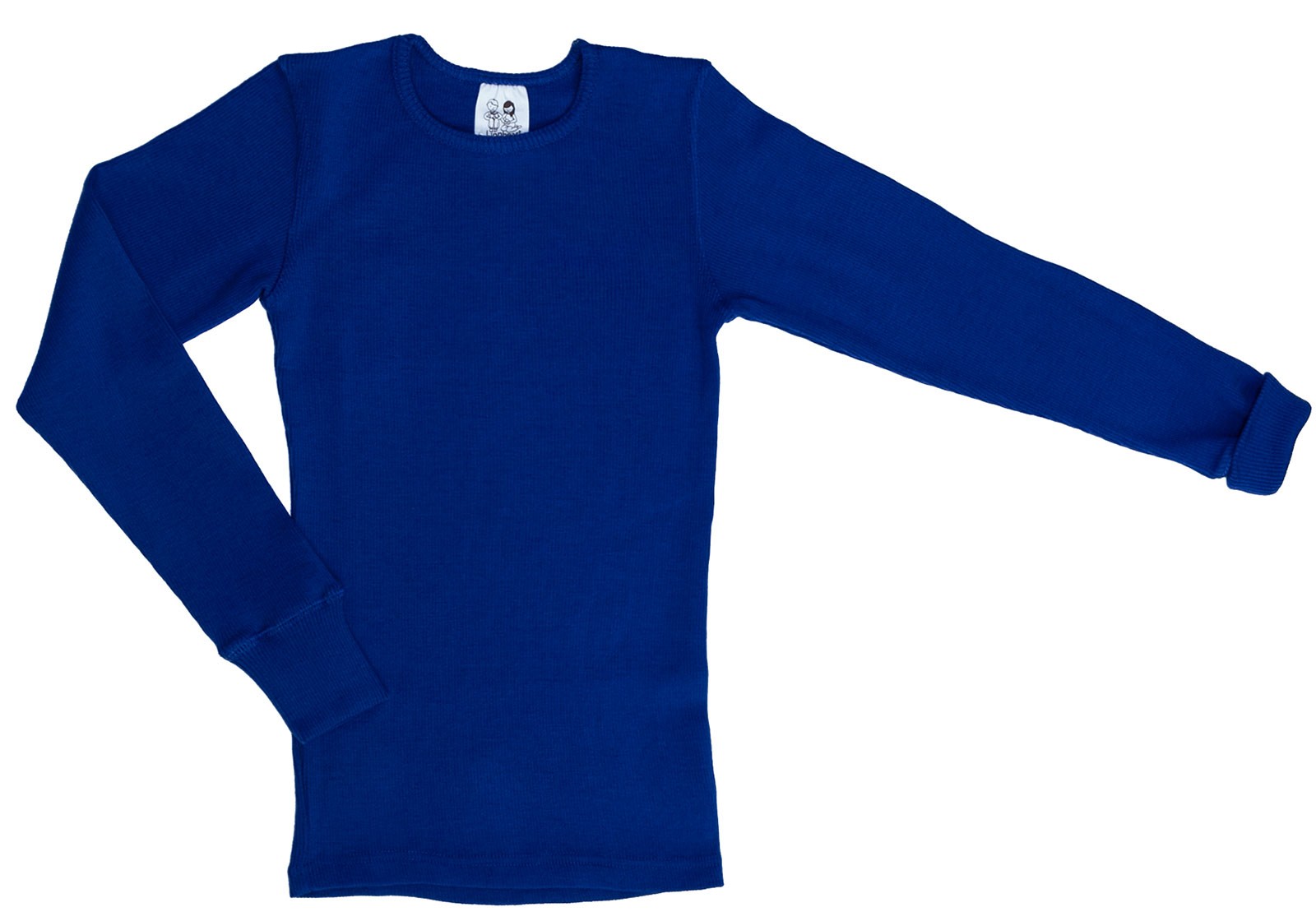 MANYMONTHS T-Shirt Manches Longues Laine M�rinos - Jewel Blue - 12-30 mois