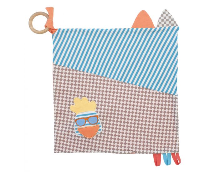 ORGANIC FARM BUDDIES Doudou d'activits Surfer chick - Ds la naissance