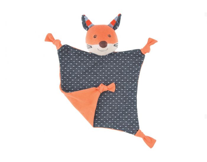 ORGANIC FARM BUDDIES Doudou plat Frenchy Fox