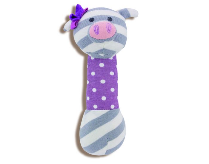  ORGANIC FARM BUDDIES Hochet Pouet Pouet Penny the Pig