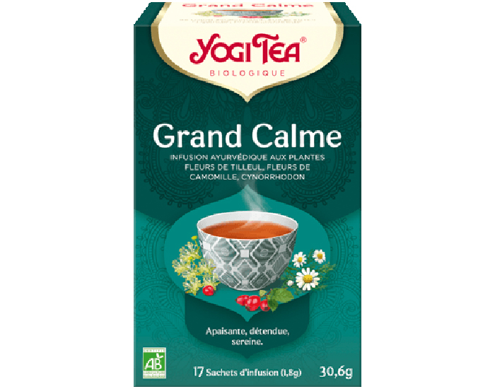 YOGI TEA Tisane en Sachet - Grand Calme - 17 Sachets