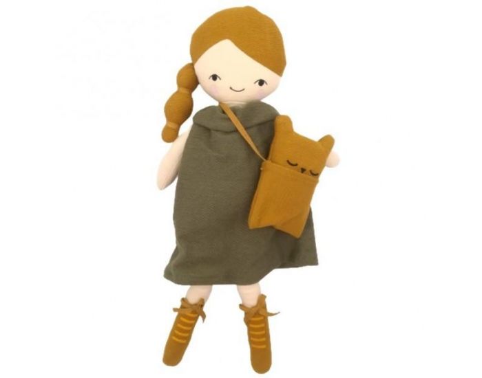 FABELAB Poup�e de Chiffon en Coton Bio - Automne - D�s 3 ans
