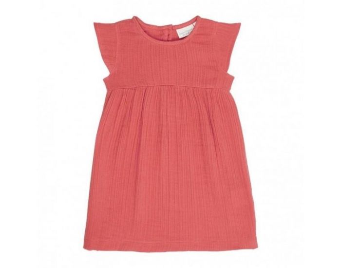 SENSE ORGANICS Robe B�b� Bio - Rouge Coquelicot