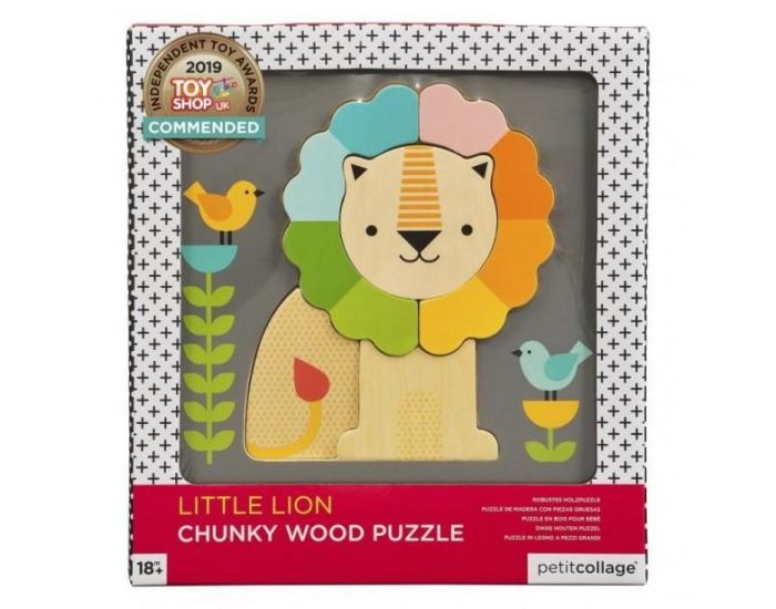 PETIT COLLAGE Puzzle - Lion - D�s 18 Mois 