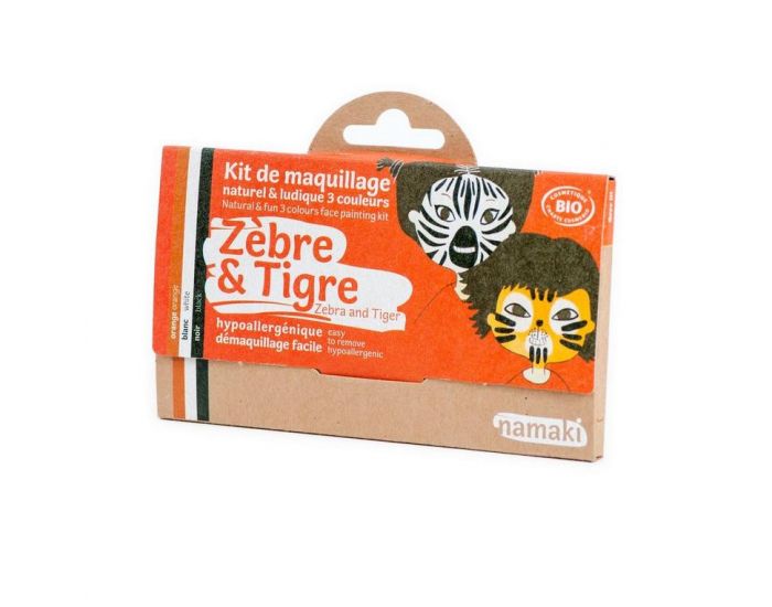 NAMAKI Kit de Maquillage 3 couleurs Zbre et Tigre NAMAKI
