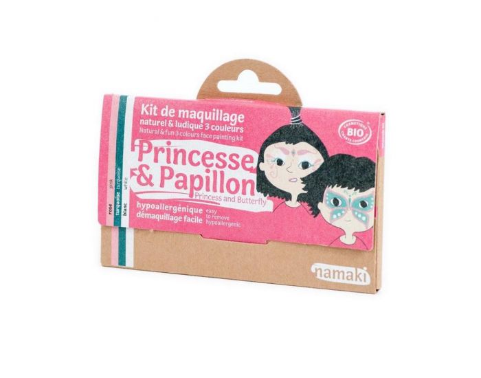 NAMAKI Kit de Maquillage 3 couleurs Princesse et Papillon NAMAKI