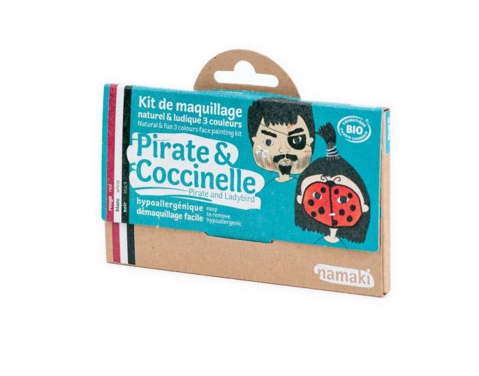 NAMAKI Kit de Maquillage 3 couleurs Pirate et Coccinelle NAMAKI