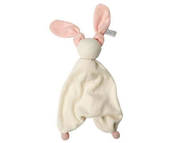 HOPPA Doudou Floppy white/old rose - D�s la naissance