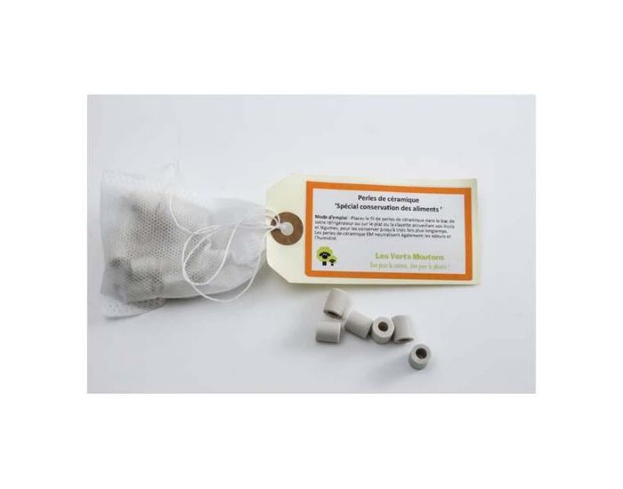 LES VERTS MOUTONS Perles de cramique - Aliments