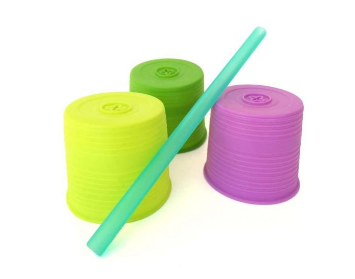 SILIKIDS Capuchon et paille en silicone