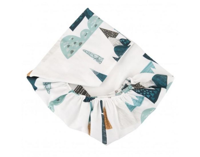 SEVIRA KIDS Drap Housse Bb - Everest Gris