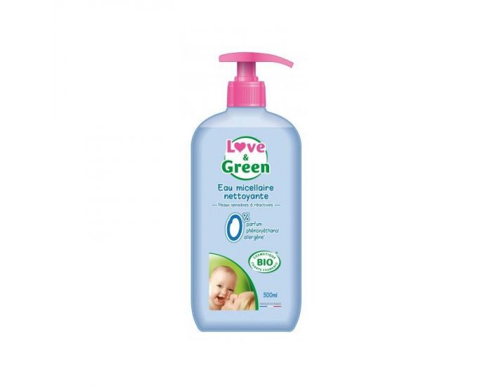 LOVE & GREEN Eau Nettoyante Biologique - 500 ml
