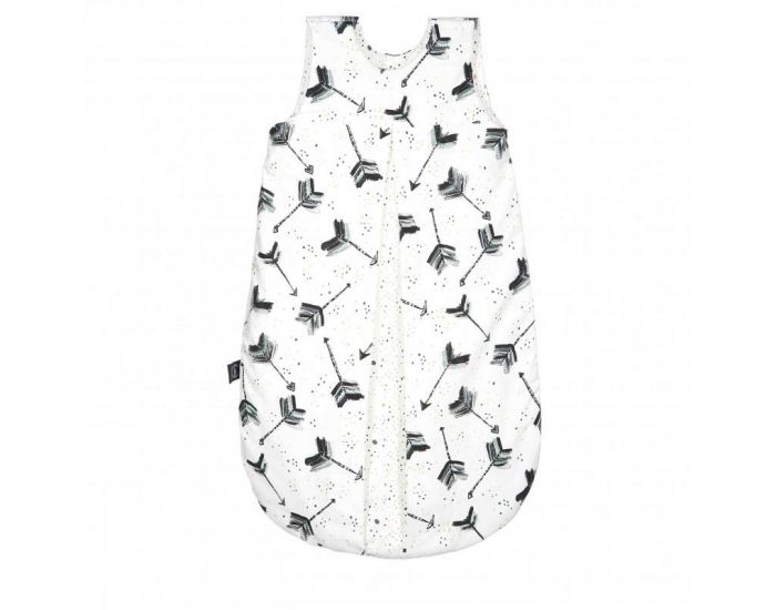 SEVIRA KIDS Gigoteuse turbulette en coton lger utilisable toute l'anne - Boho Arrows Blanc