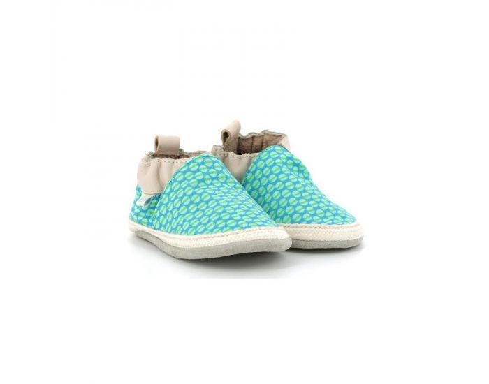 ROBEEZ Chaussons - Sunny Camp - Bleu Vif Calypso