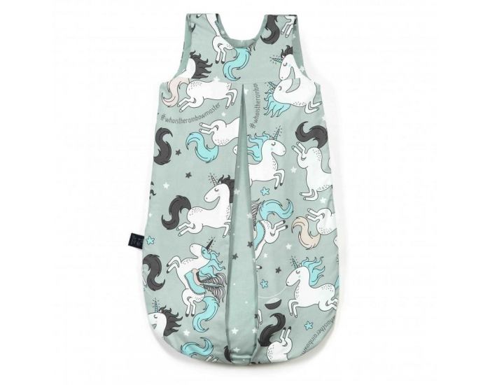 SEVIRA KIDS Gigoteuse turbulette en coton lger utilisable toute l'anne - Licorne Vert Vert