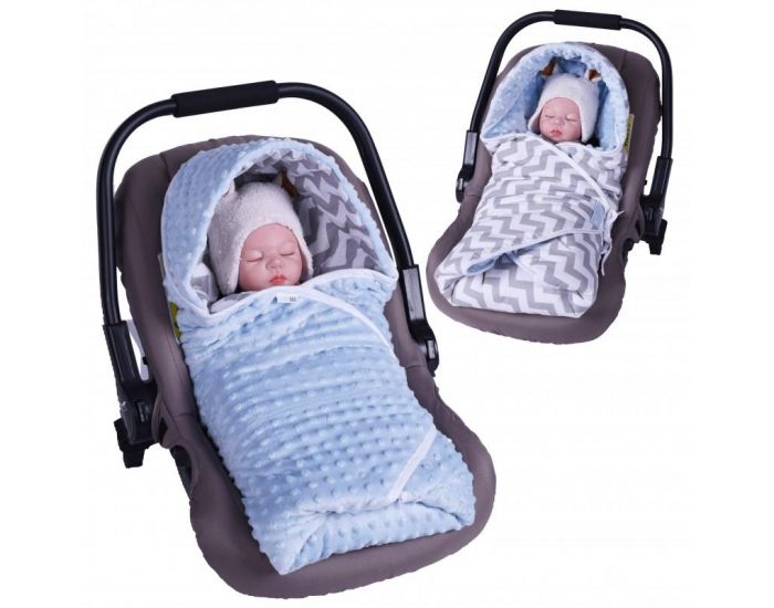 SEVIRA KIDS Couverture Rversible et Multi-usage - Zig Zag