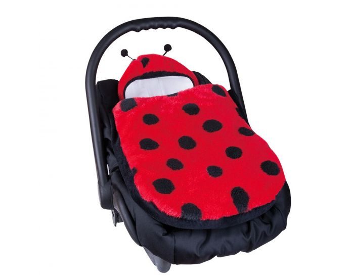 SEVIRA KIDS Chancelire universelle pour poussette ou sige auto - Coccinelle