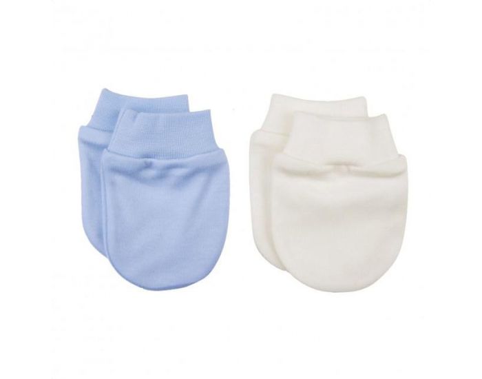 SEVIRA KIDS Moufles Naissance Anti-griffures - 2 Paires