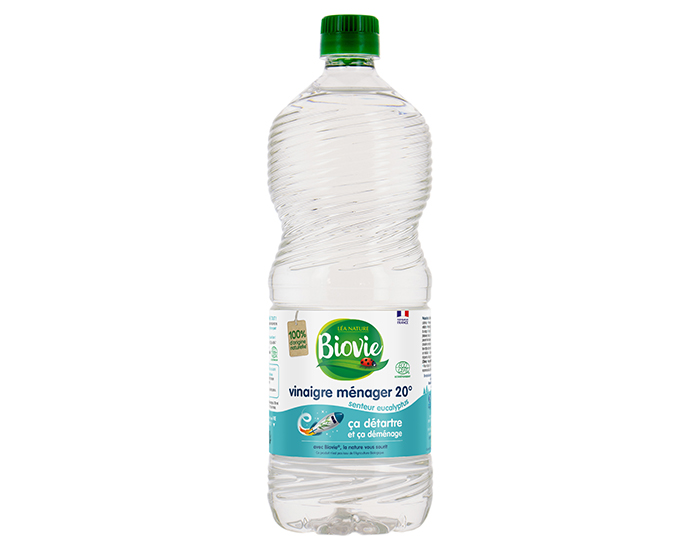 BIOVIE Vinaigre M�nager 20� - Senteur Eucalyptus - �co-Recharge - 1L