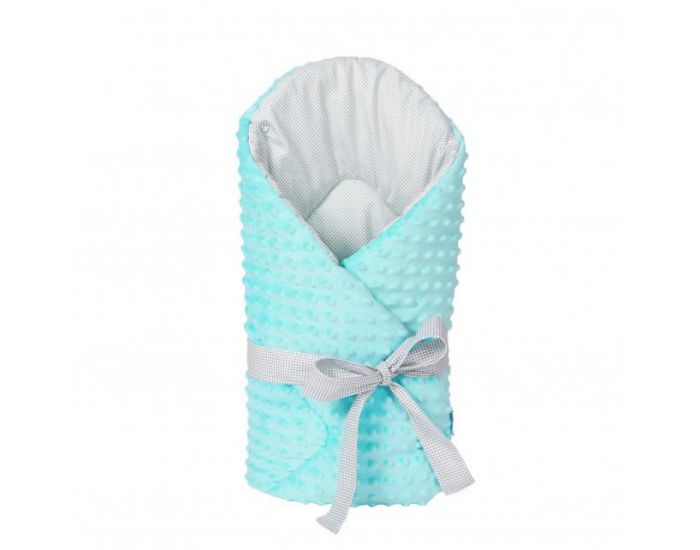 SEVIRA KIDS Gigoteuse d'emmaillotage Multi usage - Nid d'ange Naissance - Minky