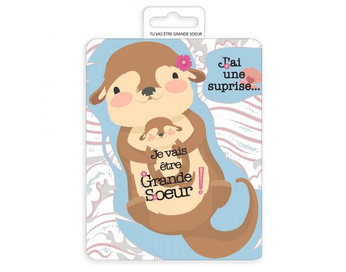 IRR�VERSIBLE Carte � Gratter - Je vais �tre Grande Soeur