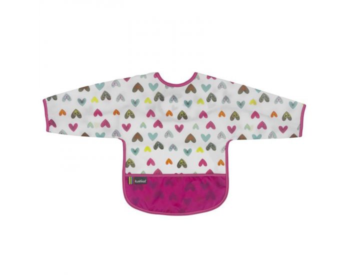 KUSHIES Bavoir Manches longues Kushies 6-12 mois Hearts