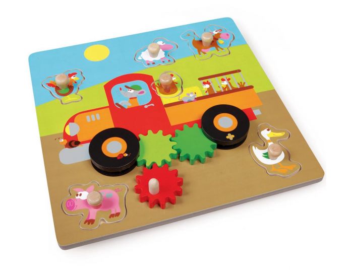 SCRATCH EUROPE Puzzle d'encastrement Ferme - D�s 18 mois