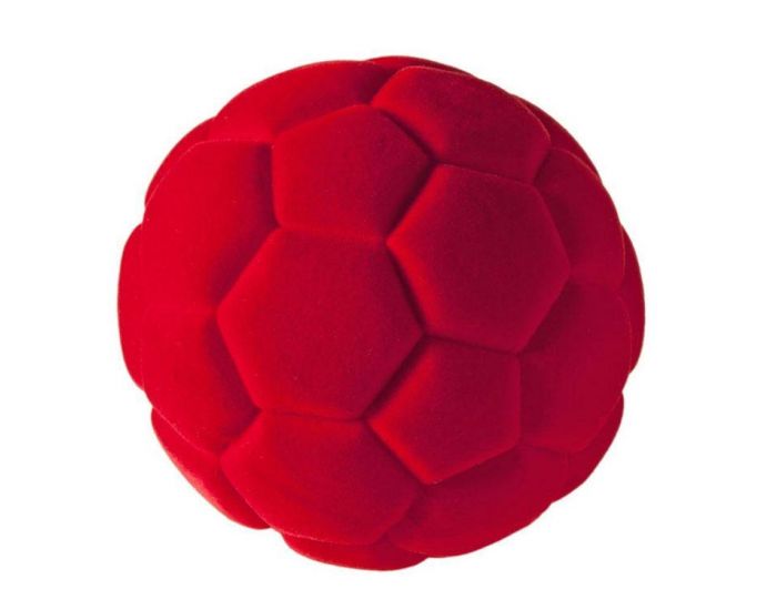 RUBBABU Balle de Sport Soccer Ball Rouge - Ds 12 mois