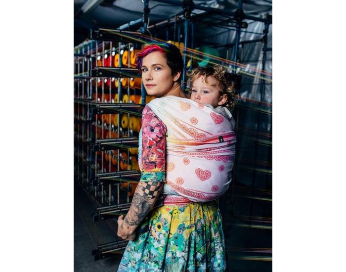 LENNYLAMB Echarpe de portage RAINBOW LACE 5.2m