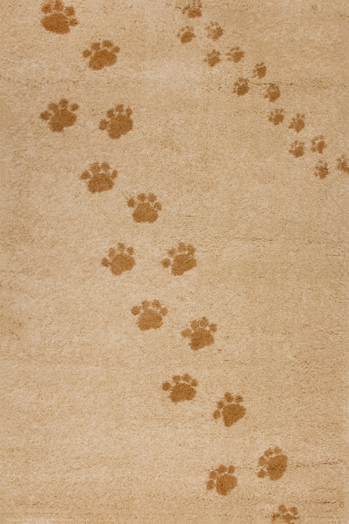 ART FOR KIDS Tapis empreintes d'Ours Beige