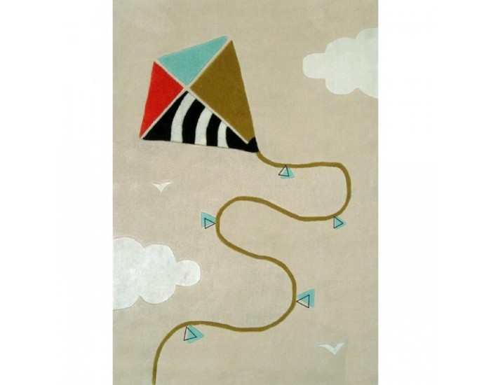 ART FOR KIDS Tapis Cerf volant par Zina Larichi