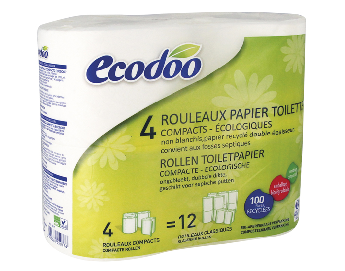 ECODOO Papier Toilette Compact Recyclé
