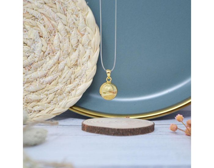 IRR�VERSIBLE Bille Lisse pour Bracelet Bola - Bola Grossesse DIY - 10 mm Plaqu� Or