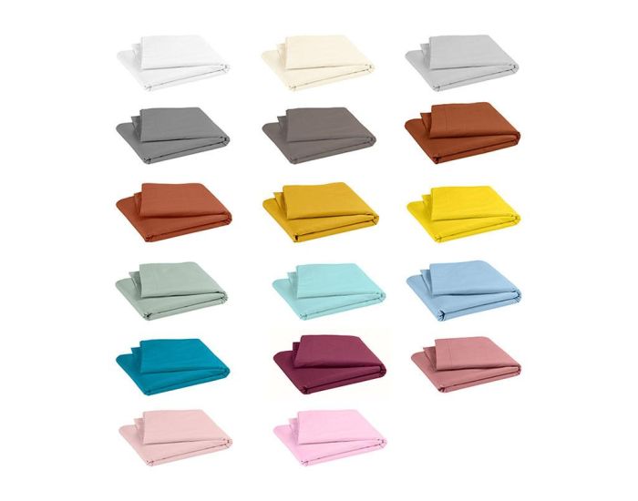 P'TIT BASILE Drap Plat Lit B�b� - Coton Bio - 118x180 cm