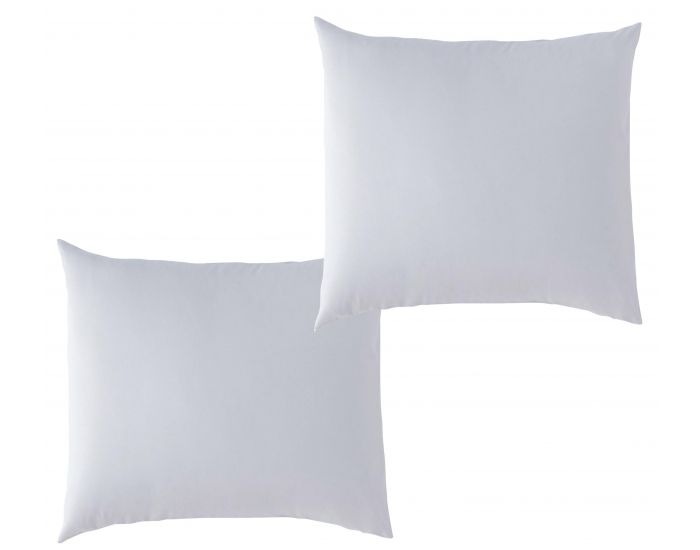 P'TIT BASILE Lot de 2 Taies d'Oreiller - Coton Bio - 63x63 cm